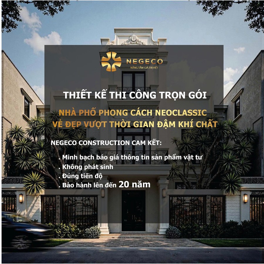 NHỮNG MẪU NHÀ ỐNG TÂN CỔ ĐIỂN NGANG 5-7m - ĐẲNG CẤP SANG TRỌNG GIỮA LÒNG THÀNH THỊ