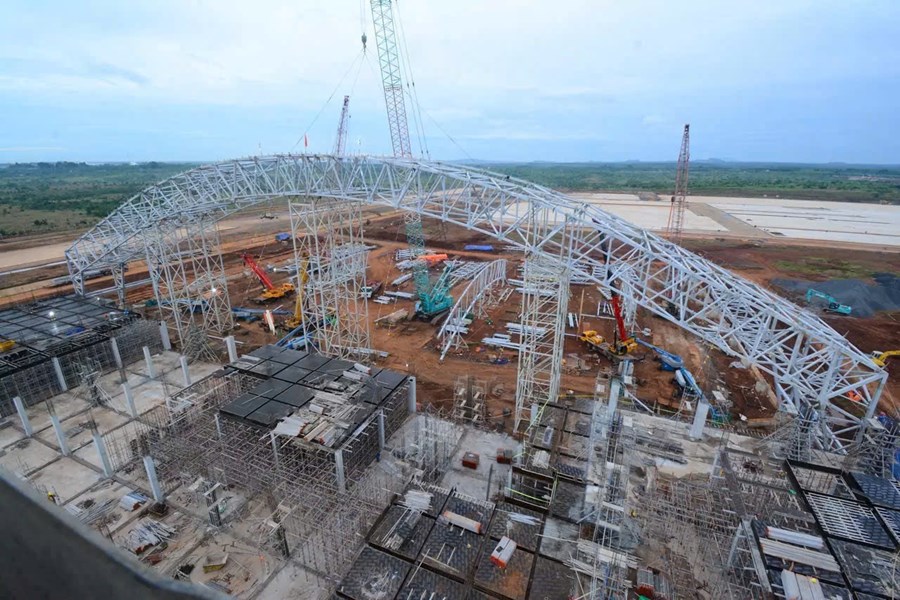 NEGECO、ロンタイン空港 航空機整備技術センタープロジェクトを施工中