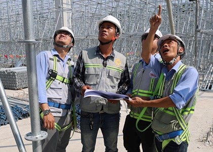 CẬP NHẬT THI CÔNG DỰ ÁN BÌNH CHIỂU - GIẢI PHÁP ĐỔ BÊ TÔNG CỘT 12M TRONG MỘT LẦN